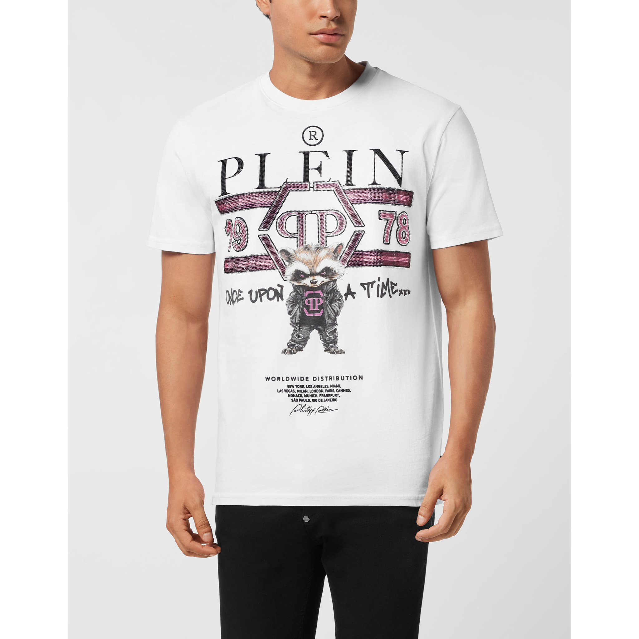 PHILIPP PLEIN T-Shirt Round Neck Ss COLLEGE