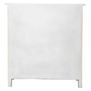 Buffet 2 portes "Hina" bois blanchi 80x85cm