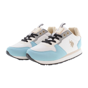 Sneakers U.S. Polo Assn White-Light Blue