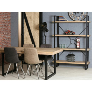 Etagère 4 niveaux bois recyclé AUCKLAND