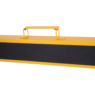 Caballo de Sierra con Patas Plegables Caballete Metálicos 2 Piezas con Asa Almohadilla Antideslizante Carga Máx. 250kg Acero