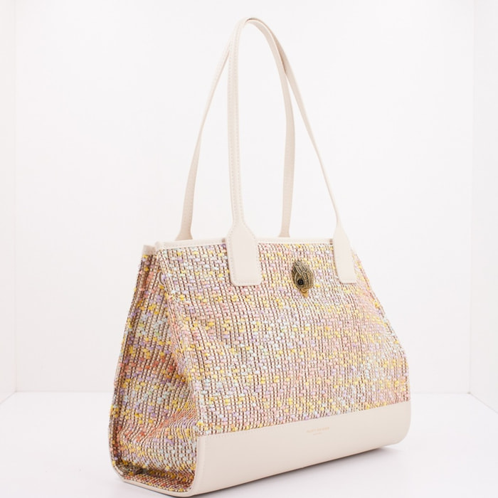 BOLSOS KURT GEIGER LONDON RAFFIA SQ SM SHOPPER