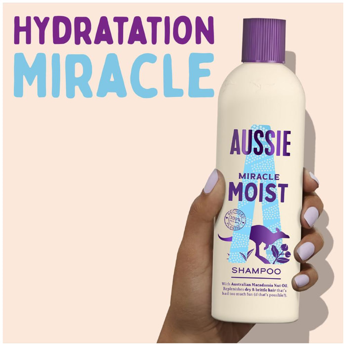 Acheter Aussie - Shampooing Hydrate Miracle à l'huile de noix de