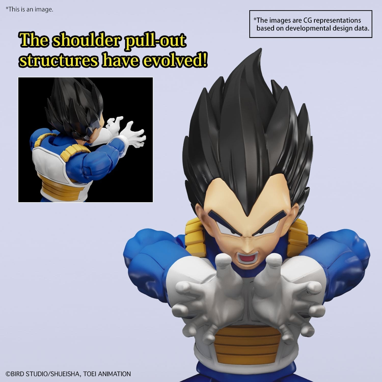 Dragon Ball Kit di Montaggio Figura Rise Vegeta Nuova Vers. Speciale 15cm Bandai