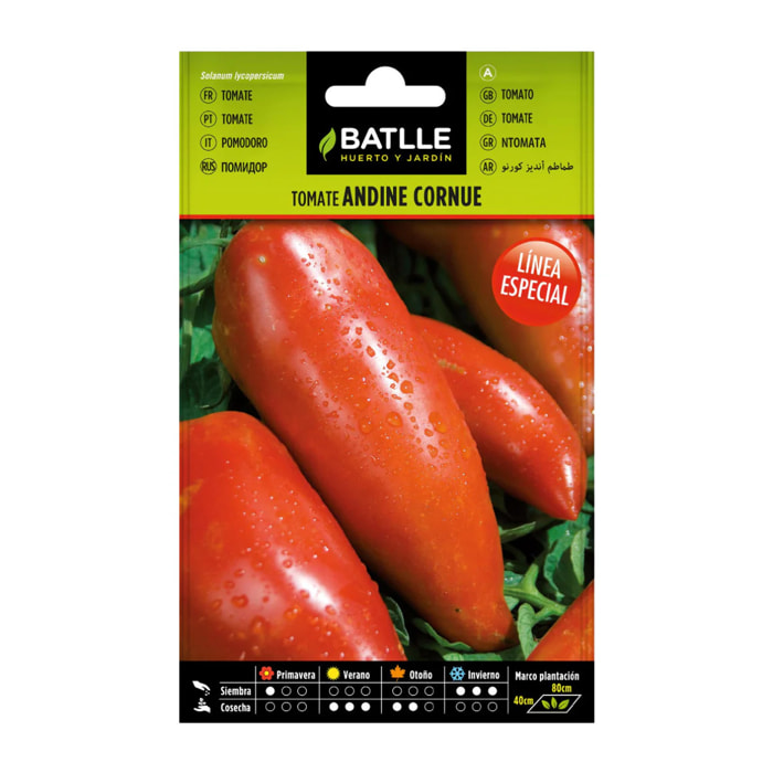 Semillas de Tomate Andina Cornue Batlle