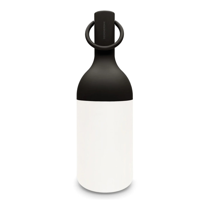 Lampe nomade en plastique noir - Elo