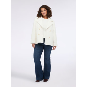 Fiorella Rubino - Cappotto con chiusura doppiopetto - Bianco