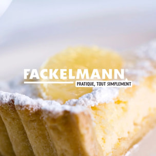 Saupoudreuse en verre pratique lot de 2, hauteur 14 cm Ø 7,5 cm Fackelmann Basic