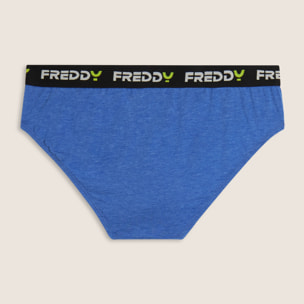 Slip Uomo con Elastico Jacquard a Contrasto e Logo