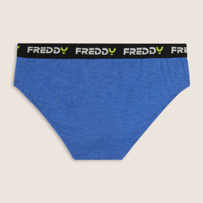 Slip Uomo con Elastico Jacquard a Contrasto e Logo