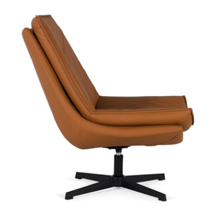 Sillón de Tapizado Pu 63 Cm Estilo Moderno Elegante