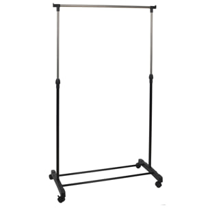 Portant Metal Roulette 80x43x160cm