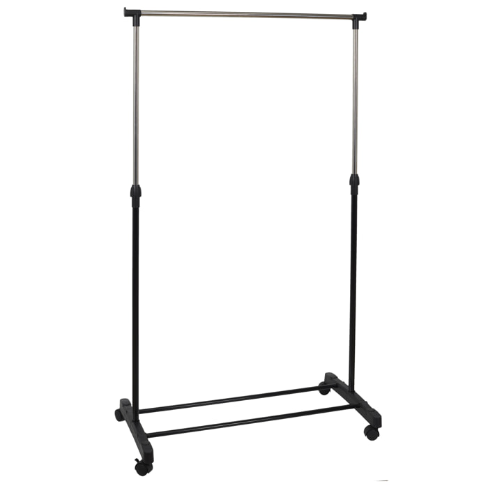 Portant Metal Roulette 80x43x160cm