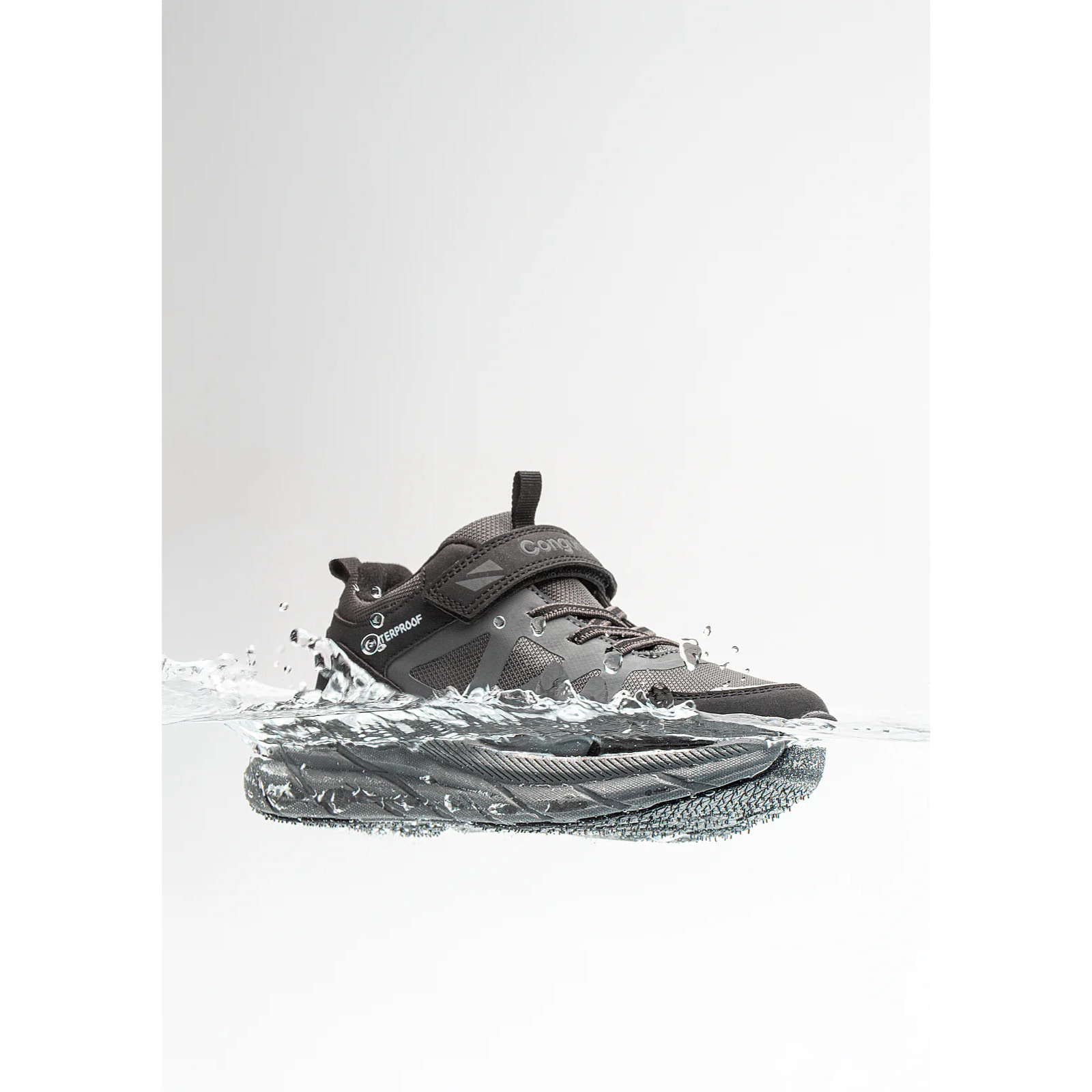 Scarpe da ginnastica alte impermeabili per bambini con suola antiscivolo