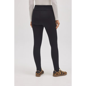 Comodi leggings termici in pile nero