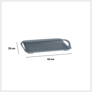 Plateau anti-dérapant 45x32cm