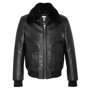 LCFLYW22 PILOT JACKET COW NAKED 184 Nero