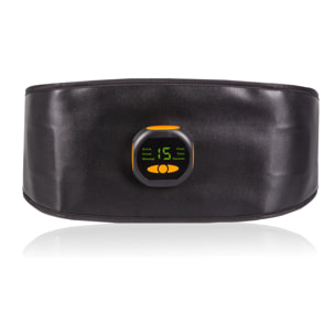 Cintura elettrica stimolante e addome EMS Smart Fitness. 15 intensità, 6 modalità. Promuove la circolazione sanguigna.