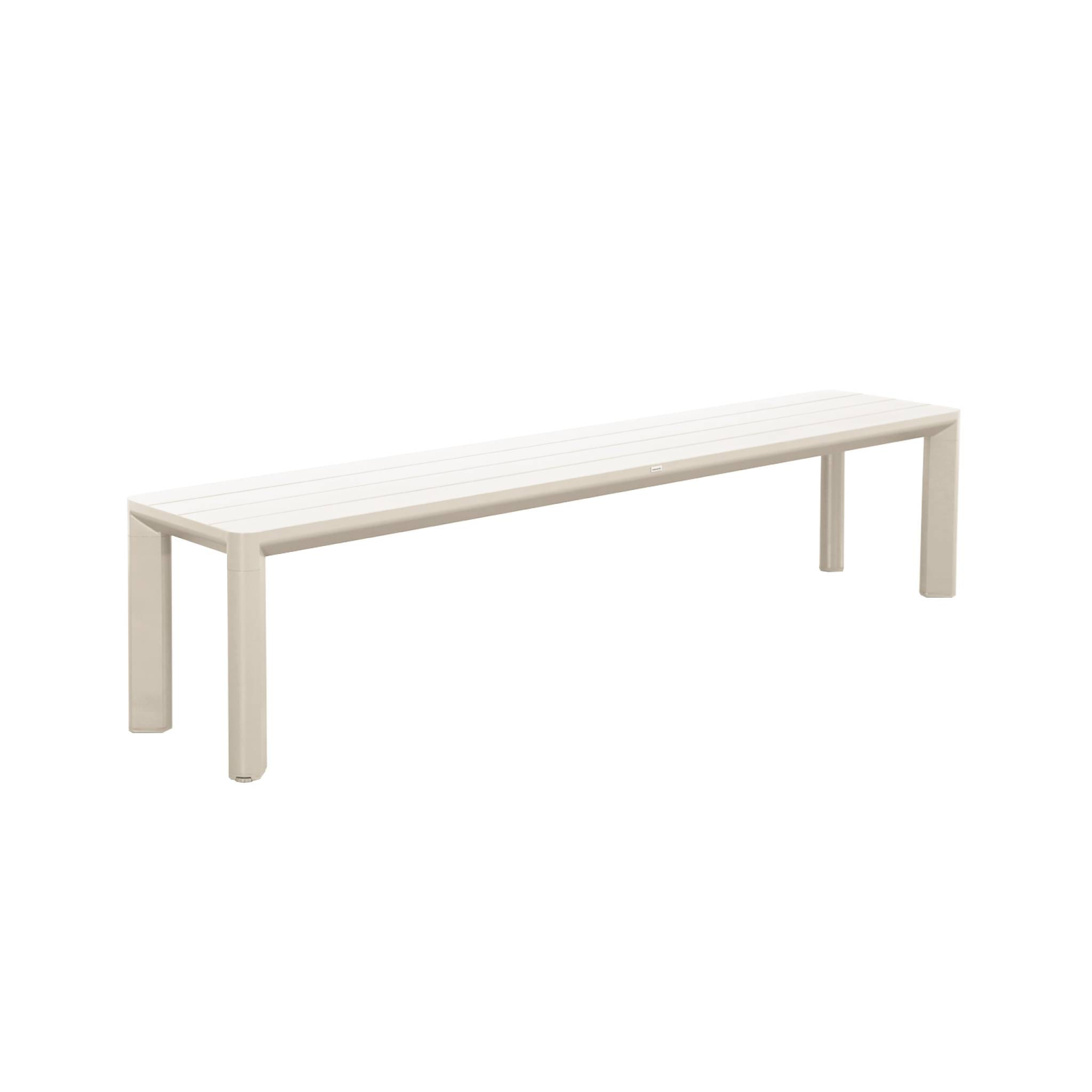 Table de jardin aluminium + 4 assises + 1 banc SAVANNAH + SACRAMENTO + MADISON