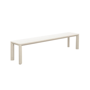 Table de jardin aluminium + 4 assises + 1 banc SAVANNAH + SACRAMENTO + MADISON