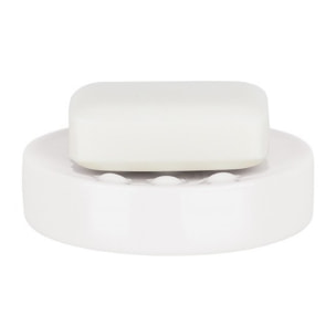 Porte savon Porcelaine TUBE Blanc Spirella