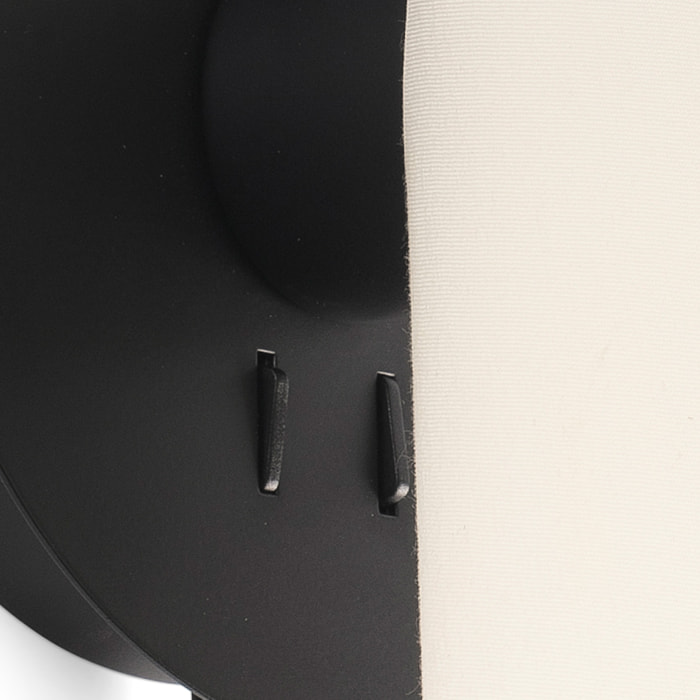 LUPE Aplique con lector negra/beige