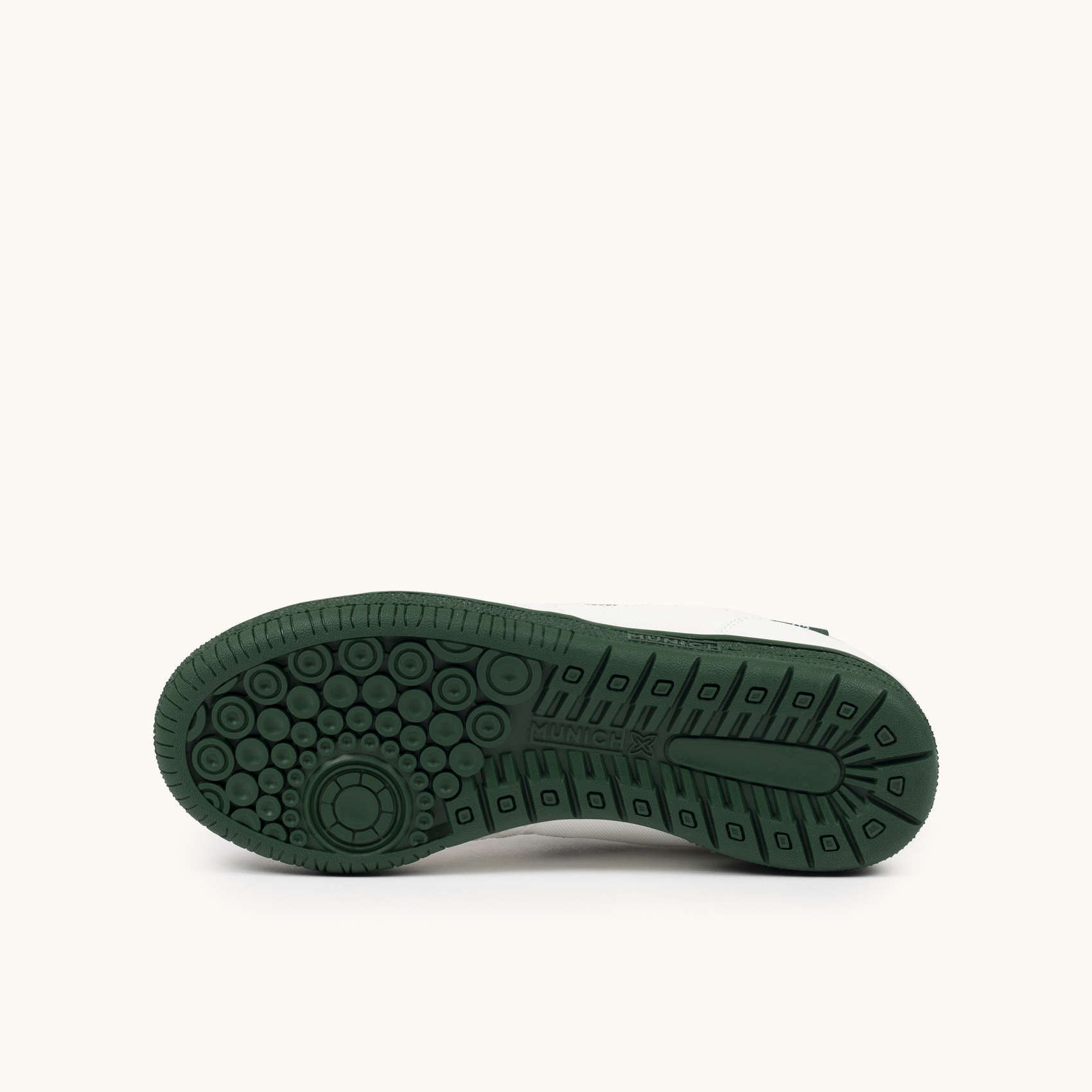 Zapatilla de Fútbol Sala Infantil Blanca y Verde MUNICH G-3 KID 450