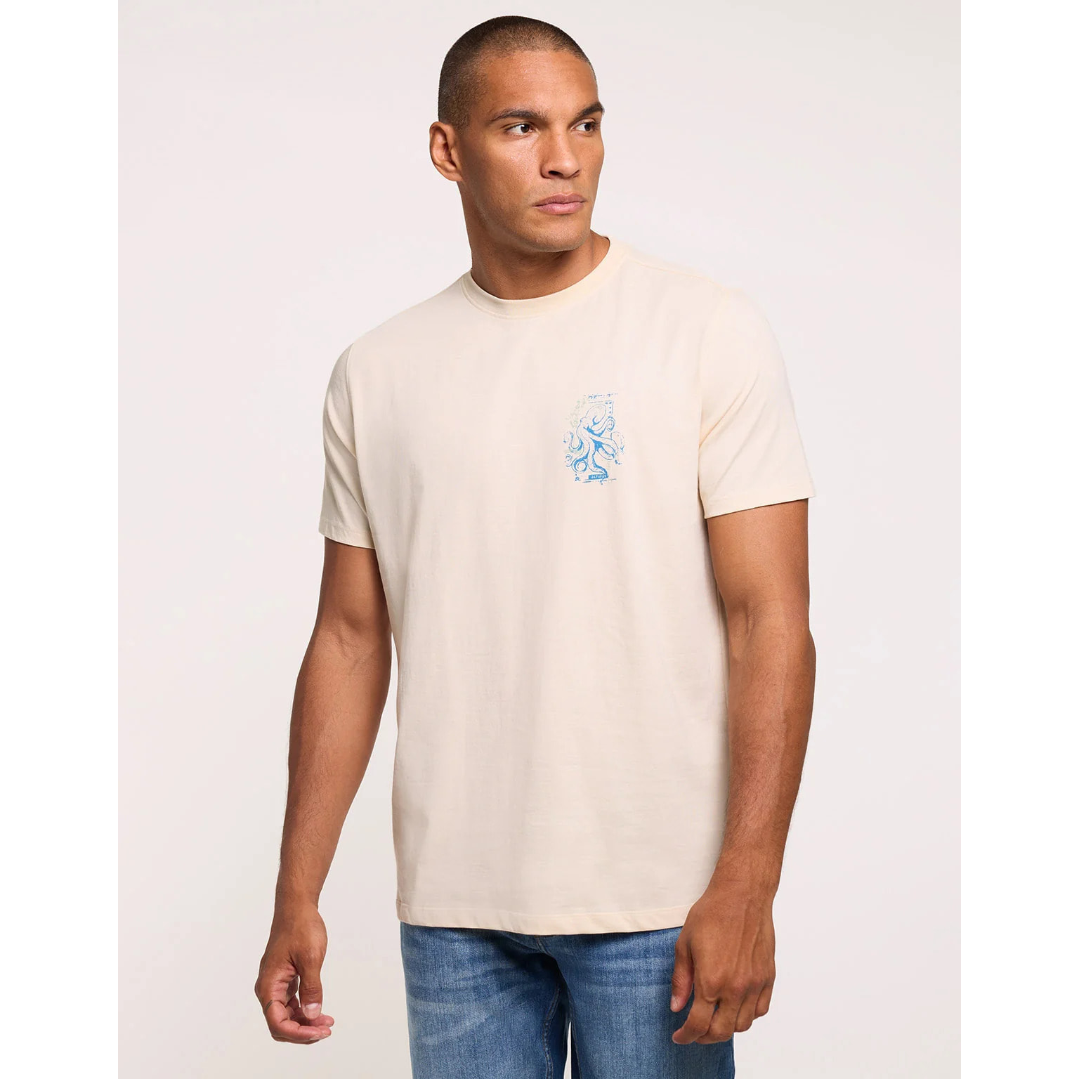 Camiseta Manga Corta Blanco Roto - Jones