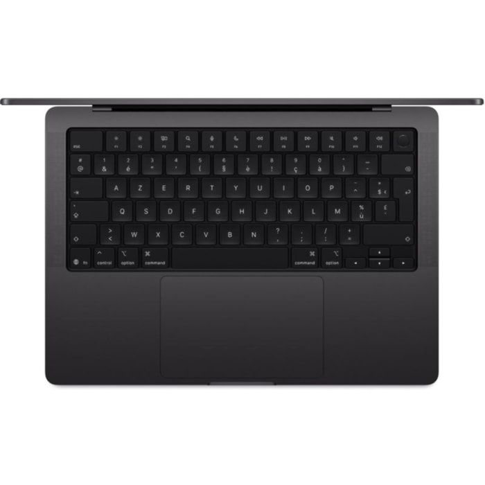Ordinateur Apple MACBOOK Pro 14" Puce M5 CPU 10 / GPU 10 coeurs Mémoire RAM 16Go Stockage 1To SSD XDR Noir sidéral