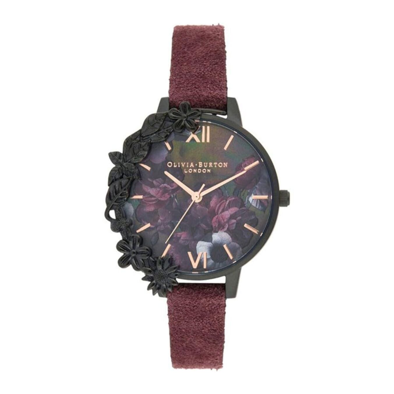 Reloj Olivia Burton OB16AD44 Mujer Analogico Cuarzo con Correa de Cuero