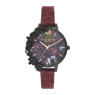 Reloj Olivia Burton OB16AD44 Mujer Analogico Cuarzo con Correa de Cuero