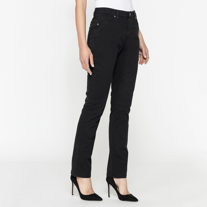 PANTALONE IN GABARDINA MOD.753 . Vita alta e gamba confortevole.