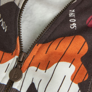 Chaqueta felpa estampada de bebé -BCI