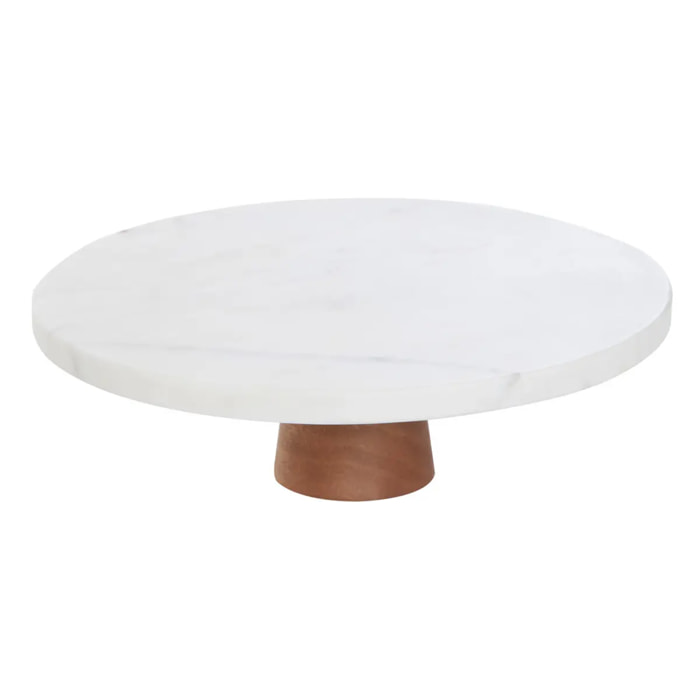 Plat de présentation blanc D25xp8cm