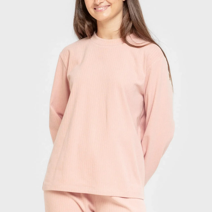 Pijama canale Raya Ancha lisa mujer