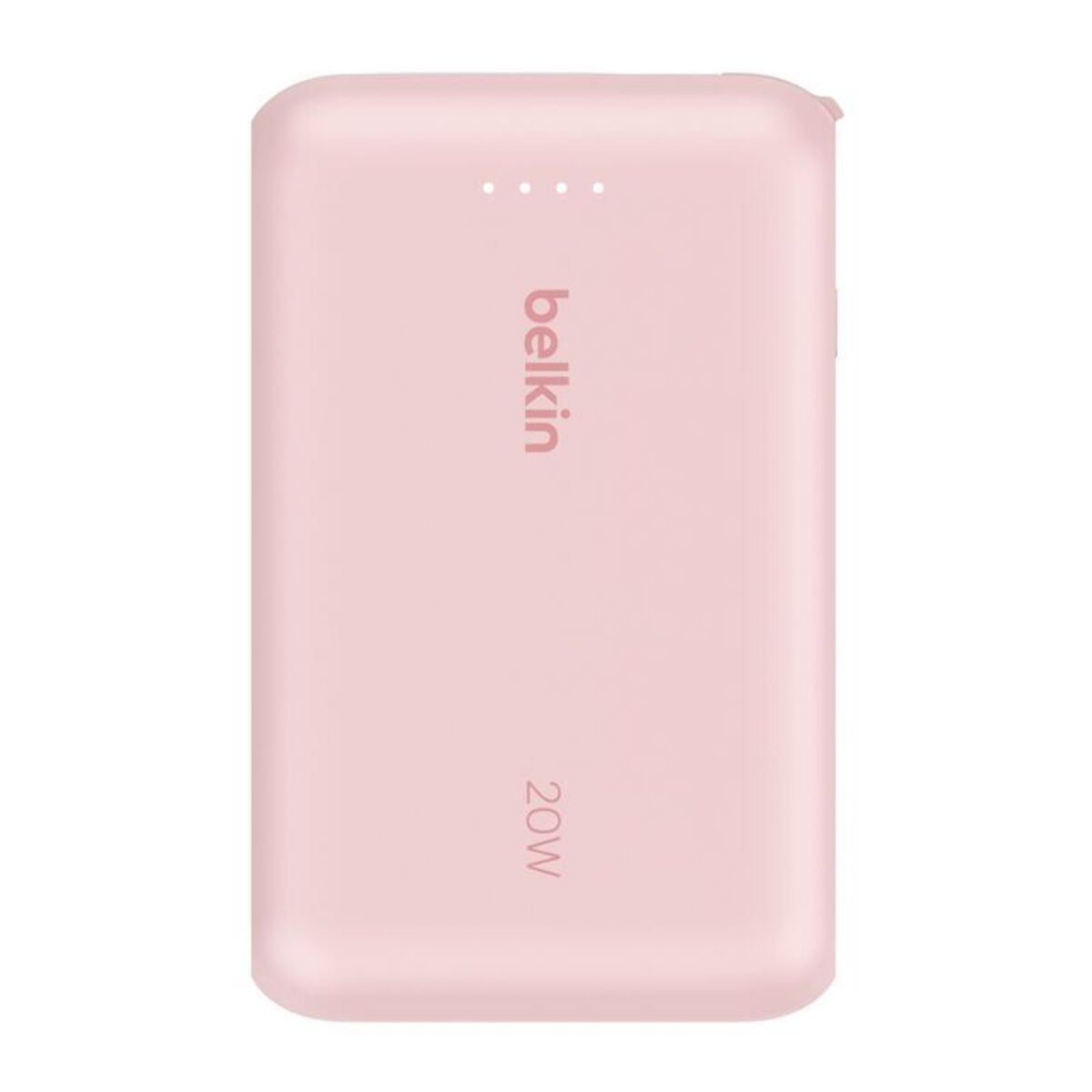 Batterie externe BELKIN 10000 mAh avec cable USB-C intégre pink