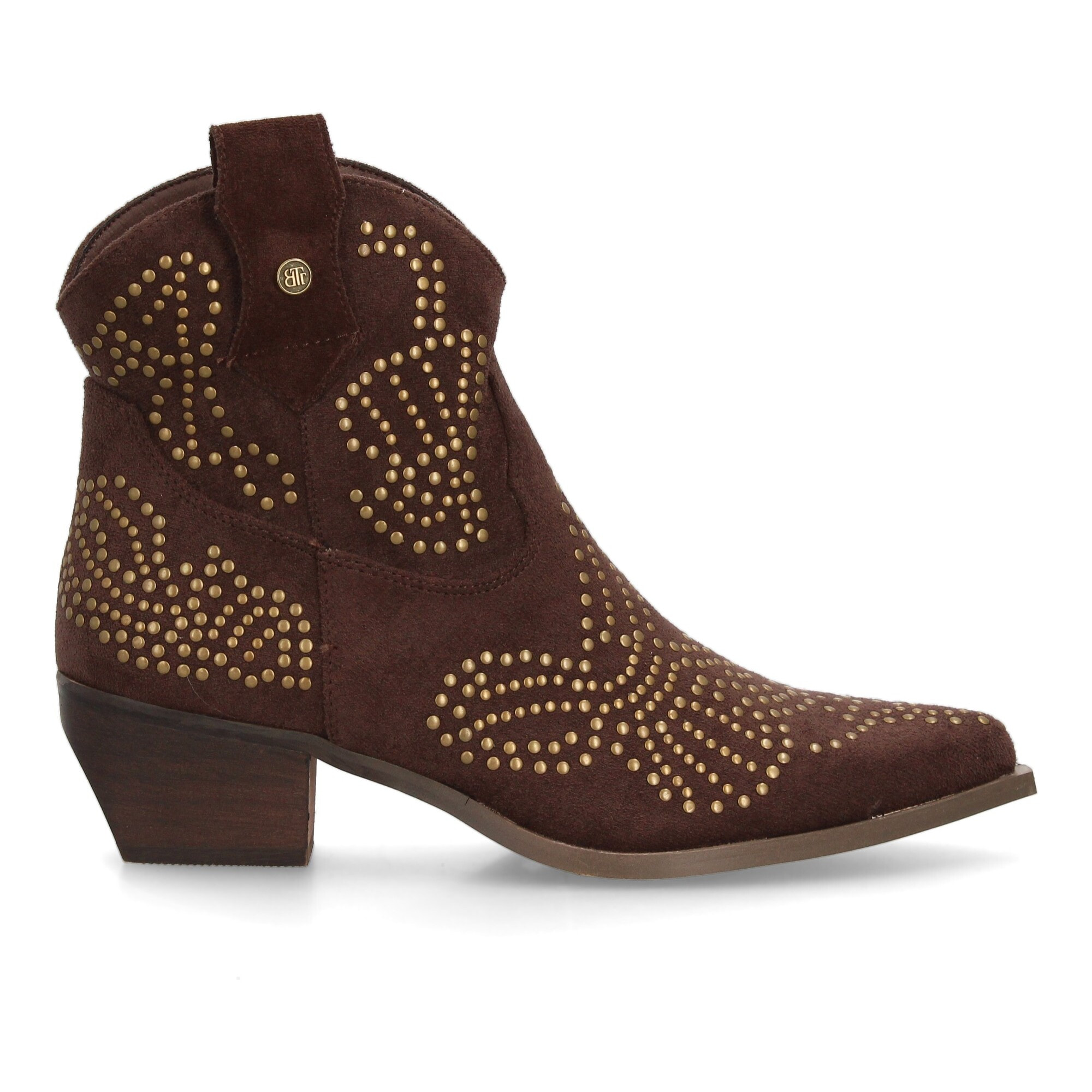 Botin campero con tachuelas para mujer.