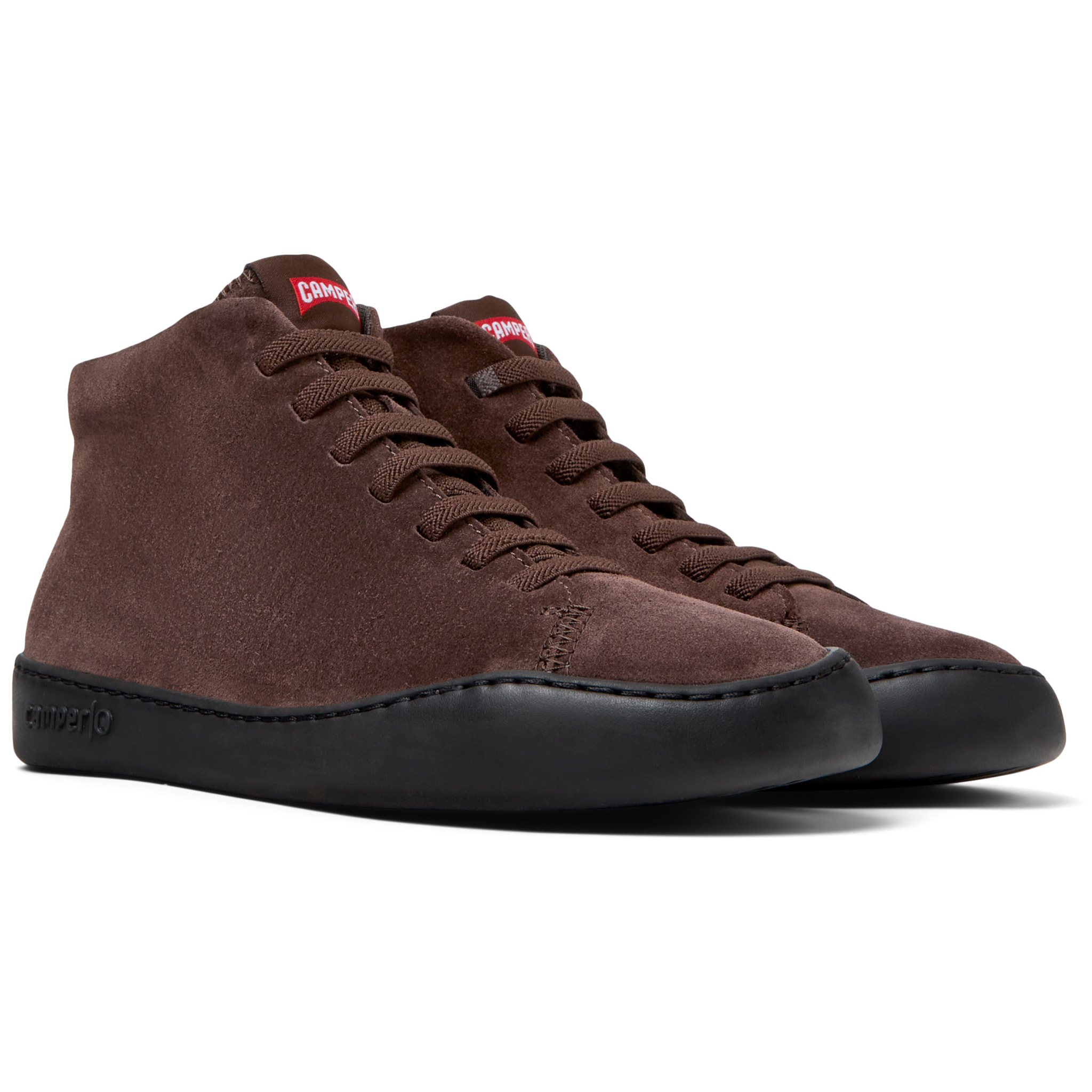 Zapatillas - CAMPER Peu Touring - Marron - Piel de ante