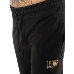 Pantaloni da uomo in cotone non garzato Leone Stripe Gold