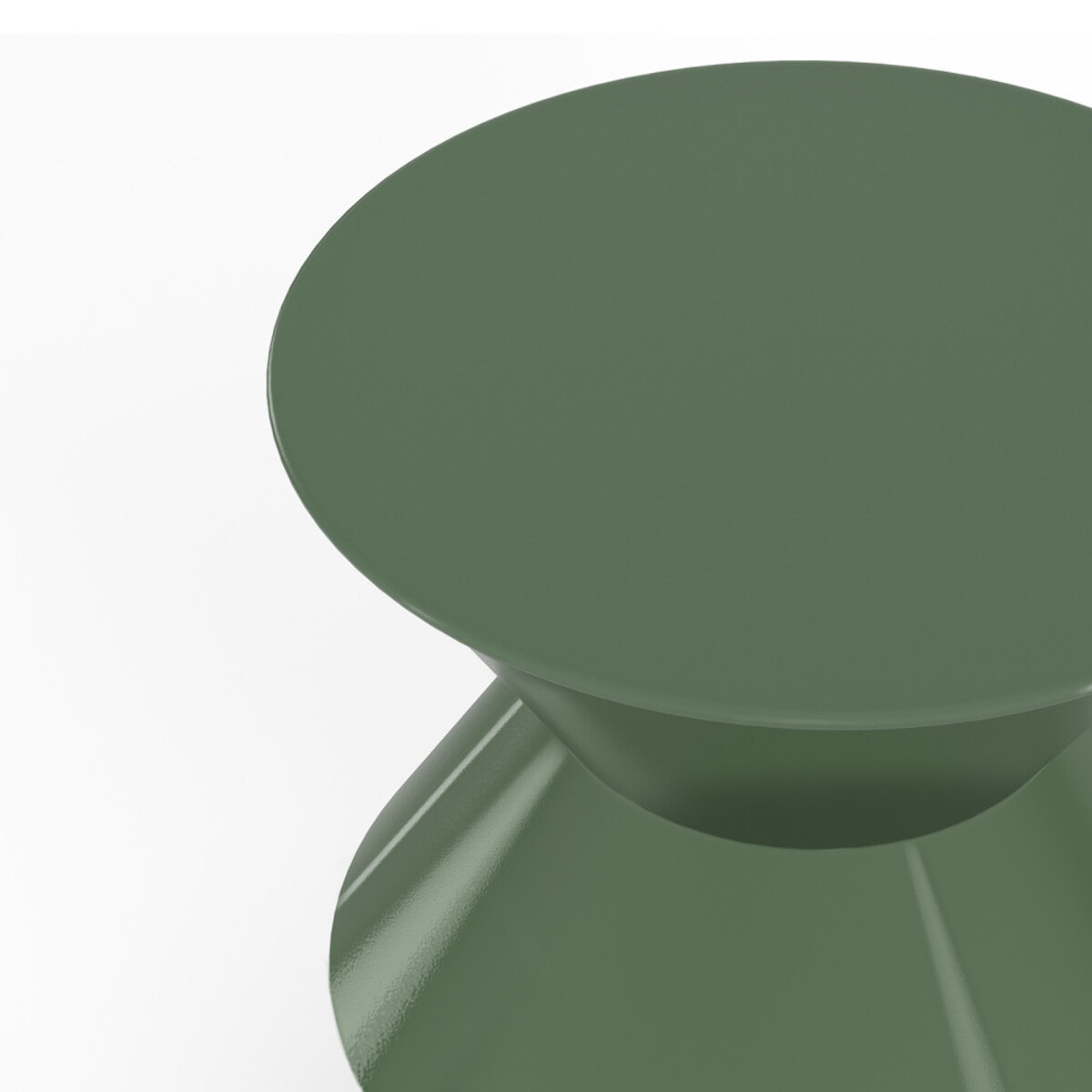 Table d'appoint Irène vert kaki