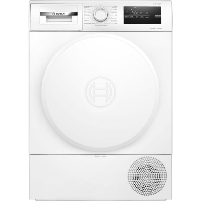 Sèche linge pompe à chaleur BOSCH WTH8320DFR