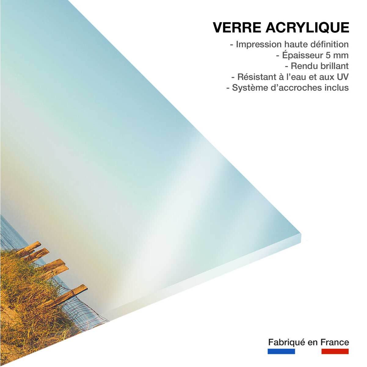 Tableau deco plage hossegor Tableau plexiglas