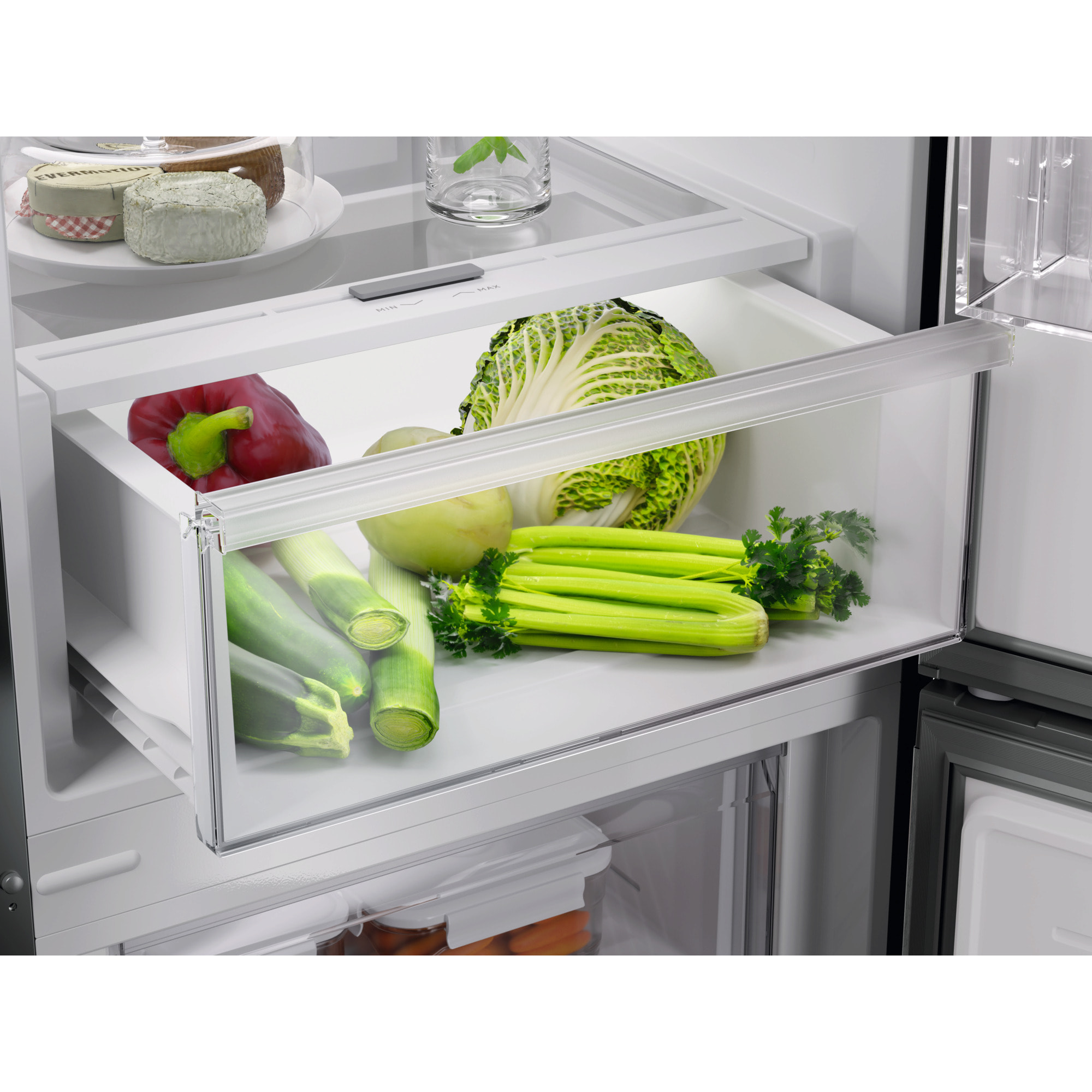 AEG Frigorífico combi de libre instalación Serie 6000 TwinTech® Total No Frost de 202 cm ORC6N361DW