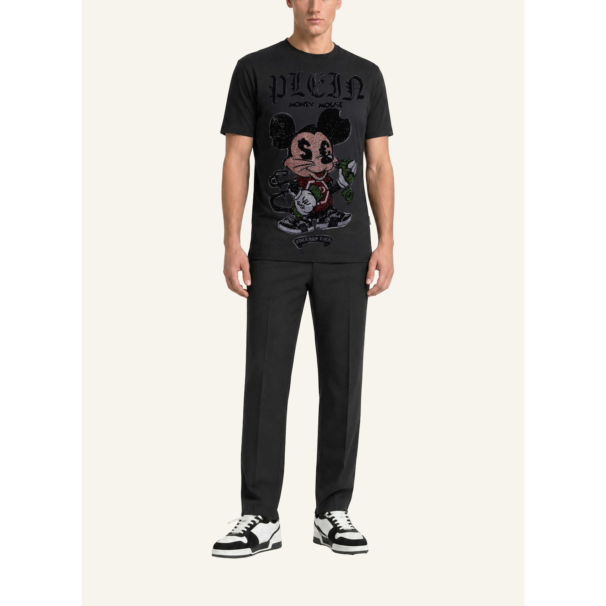 PHILIPP PLEIN T-shirt girocollo a maniche corte MONEY