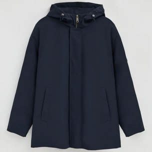Chaqueta Ellington acolchada azul marino con logo engomado Polo Club