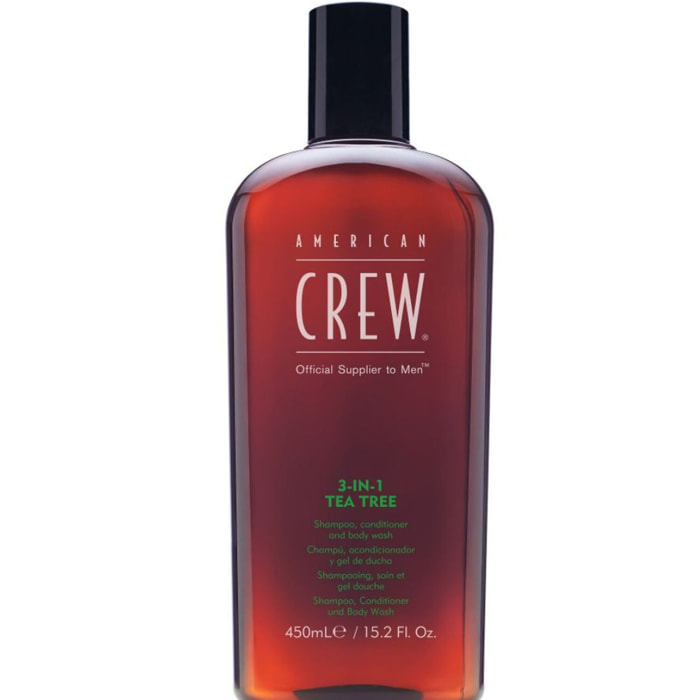 3-en-1 Arbre à Thé - Shampoing 3 en 1 Revitalisant et Hydratant