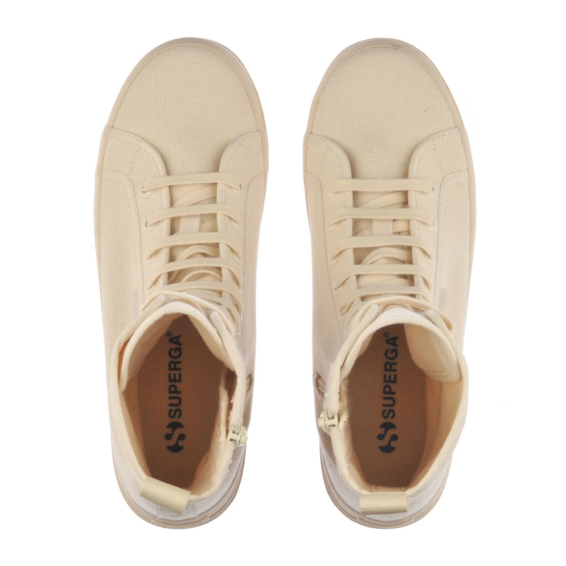 Stivaletti Superga Donna Beige 2641 ALPINA HIGH