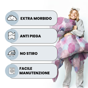 TRAPUNTA INVERNALE BASIC, 200gr, Doubleface, Microfibra, Made in Italy - SOFFIONI
