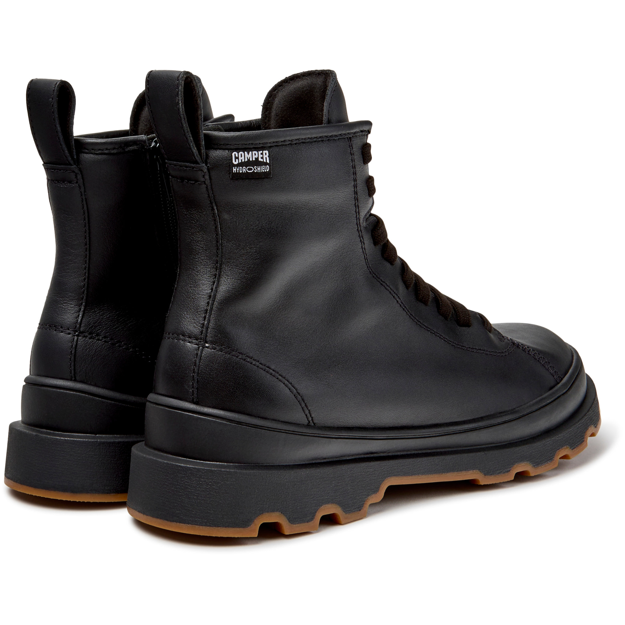 Botines - CAMPER Brutus+ - Negro - Piel lisa