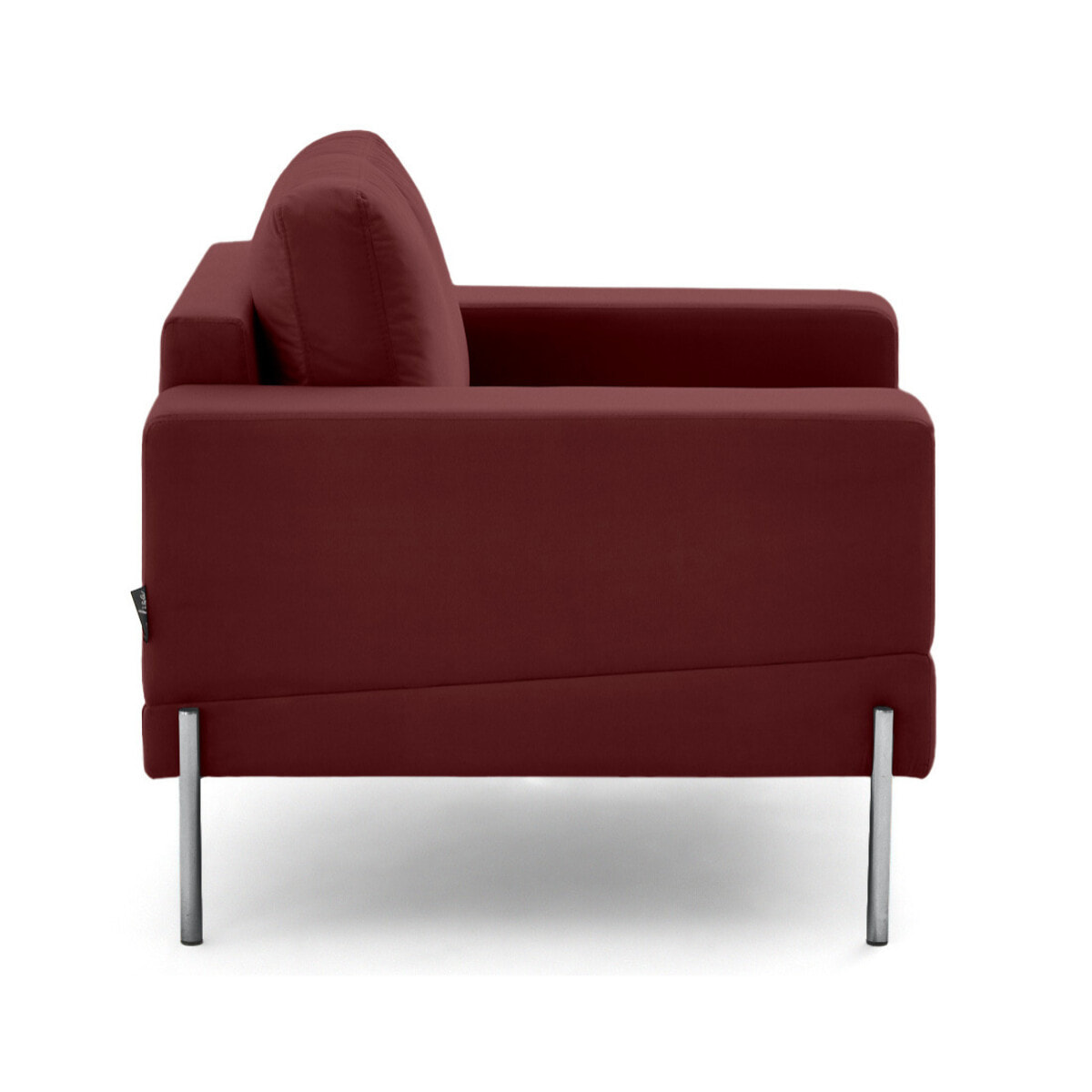 Isaure - fauteuil en velours - Bordeaux